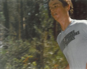 Bryce Thatcher displays his Exhaustion at setting the fastest known time (FKT) for summiting the Grand Teton