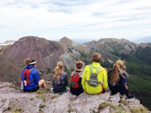 Resting after the long climb. Many options for Race Vests Available now. 